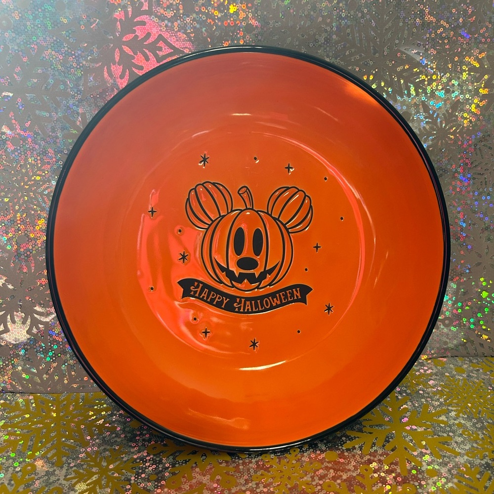 Disney Mickey Mouse Halloween Pumpkin Bowl